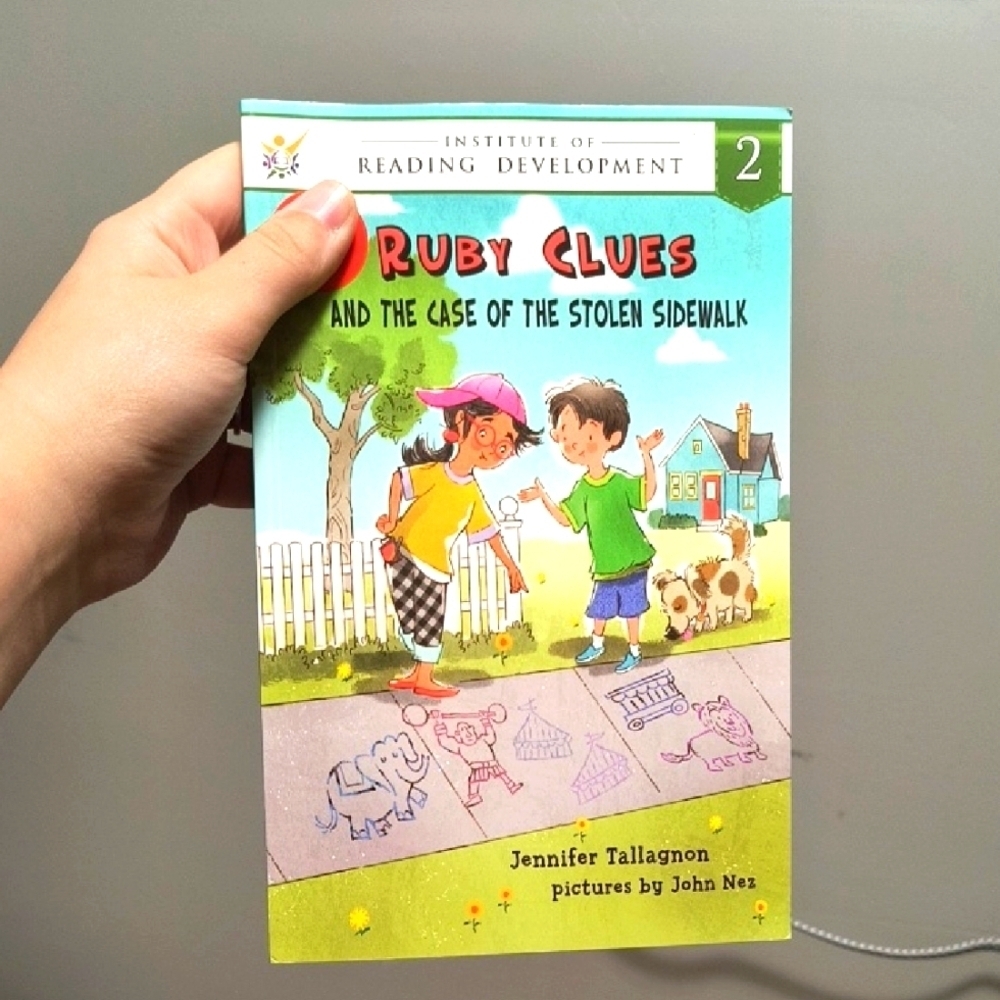 Ruby Clues Kids Book - Green and Blue Cover